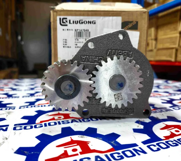 Bơm nhớt động cơ Cummins9.3 xe xúc lật Liugong hàng chính hãng 