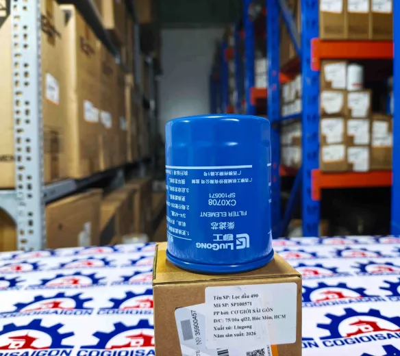 Lọc dầu xe nâng Liugong 490 hàng chính hãng mã SP100571