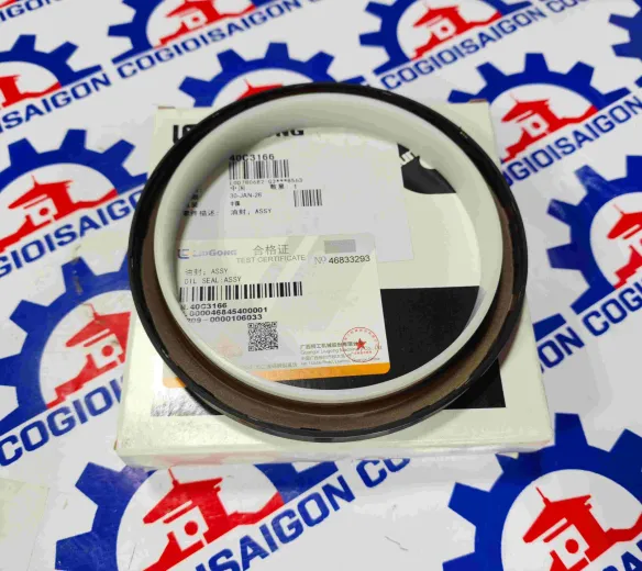 Phớt đầu cốt máy động cơ Cummins9.3 xe xúc lật Liugong hàng chính hãng 