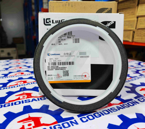 Phớt đầu cốt máy động cơ Cummins9.3 xe xúc lật Liugong hàng chính hãng 